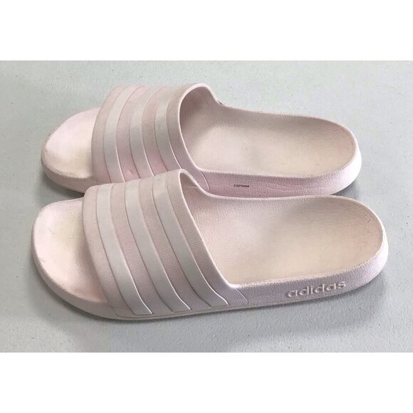Adidas Women's Adilette Aqua Slide Sandals - Pink 💕 - Picture 2 of 5